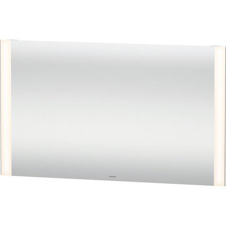 DURAVIT Light & Mirror Mirror, 47 1/4 X1 3/8 X27 1/2  White Matt, Light Fields, Square, Switch & External LM7868000006000